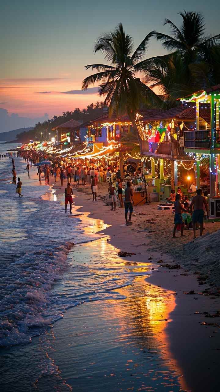 Goa Beach Gateway Night Shacks