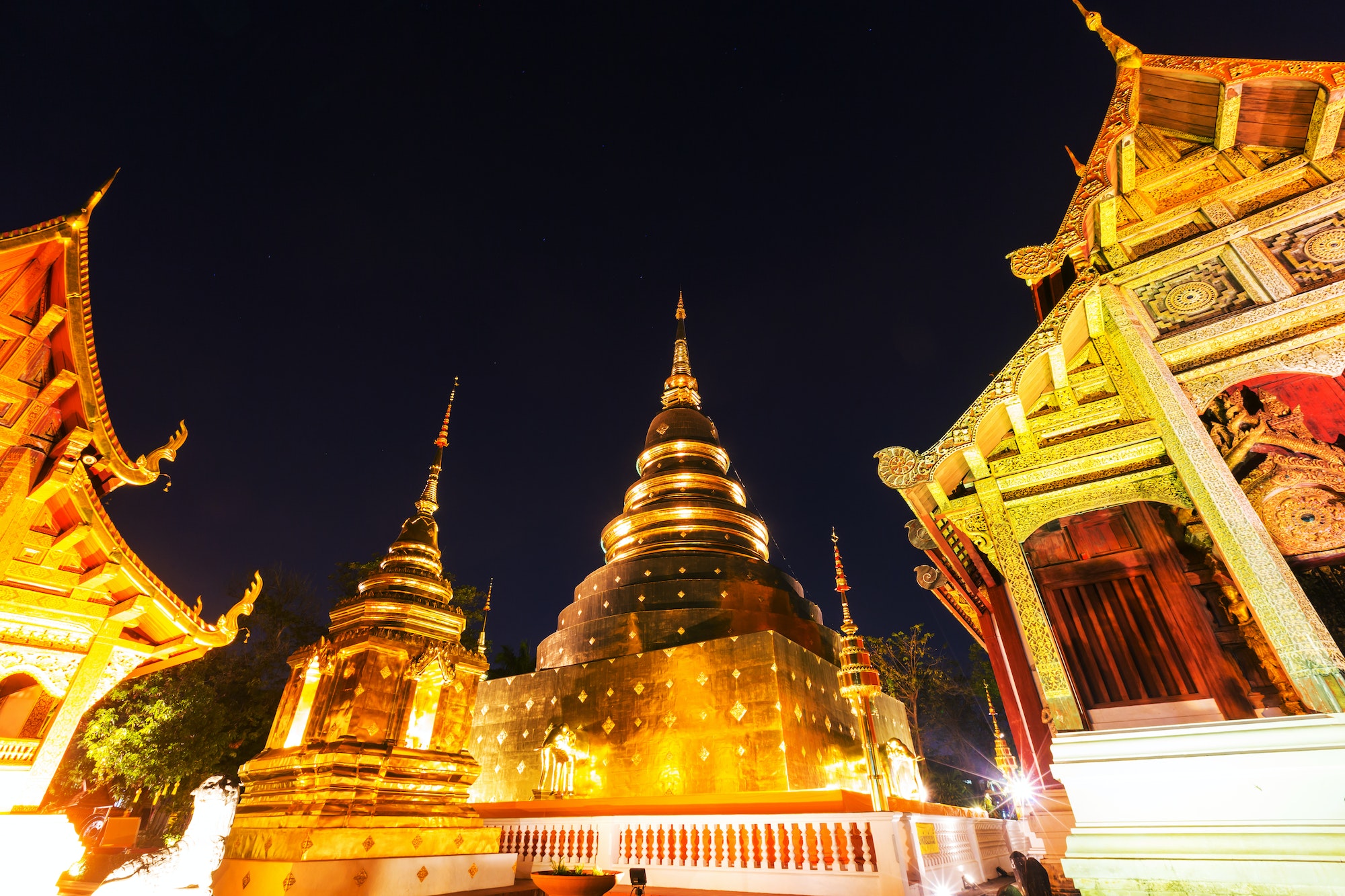 Thailand Night Temple